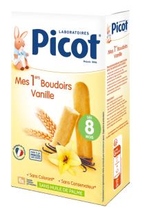 Picot საბავშვო ურძეო ორცხობილა Vanilla 150 გ