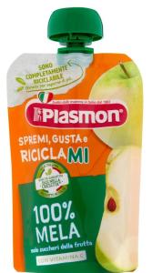 Plasmon პიურე პაუჩი ვაშლი 100 გ