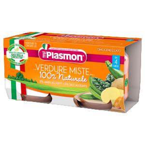 Plasmon შერეული ბოსტნეულის პიურე