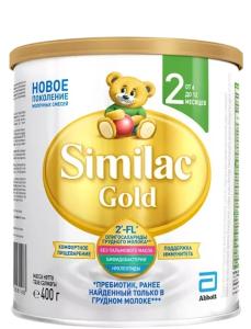 Similac Gold 2 ადაპტირებული რძე 400 გ