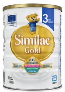 Similac Gold 3 ადაპტირებული რძე 800 გ