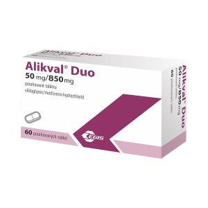 ალიკვალი დუო - Alikval Duo 50/850მგ N60 ტაბლეტი