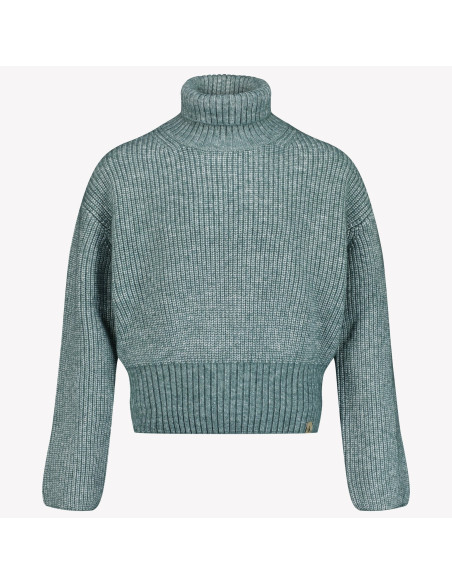 ბავშვის ჯემპრი/ჟაკეტი CALVIN KLEIN - MELANGE STITCH ROLLNECK SWEATER