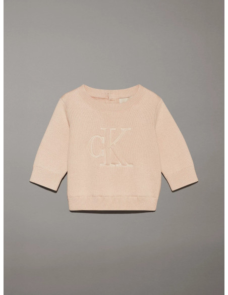 ბავშვის ჯემპრი/ჟაკეტი CALVIN KLEIN - MONOGRAM LOGO SWEATER