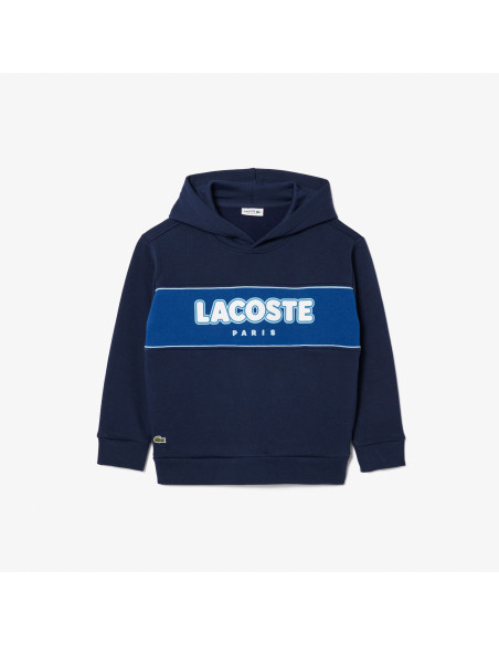 ბავშვის ჯემპრი/ჟაკეტი Lacoste - Fleece Contrast Print Sweatshirt