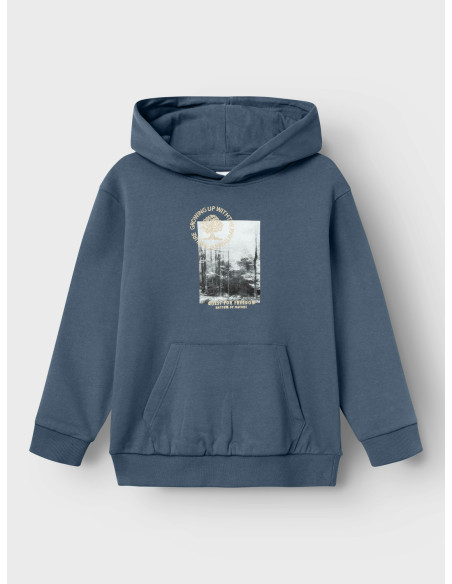 ბავშვის ჯემპრი/ჟაკეტი NAME IT - NKMNANTER LS NREG SWEAT WH BRU