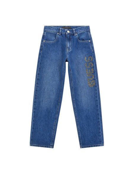 ბავშვის ჯინსი GUESS -- RIGID DENIM STRAIGHT PANTS