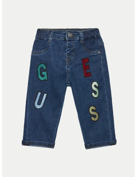 ბავშვის ჯინსი GUESS - STRETCH DENIM BALOON PANTS