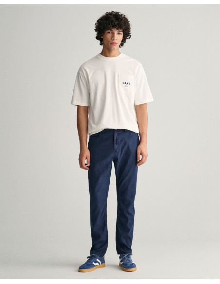 ჯინსი Gant - COT/LINEN REG JEANS