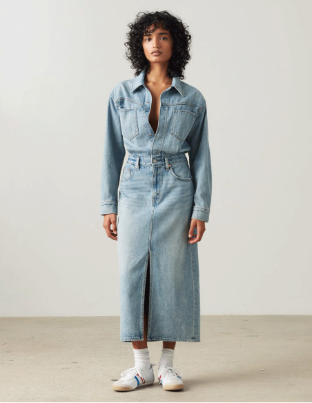 კაბა Levis® - Western Denim Midi Dress