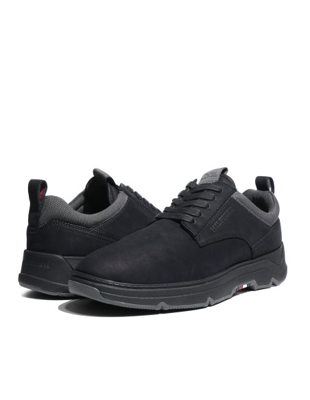 კედები Tommy Hilfiger - HILFIGER NUBUCK MIX HYBRID SHOE