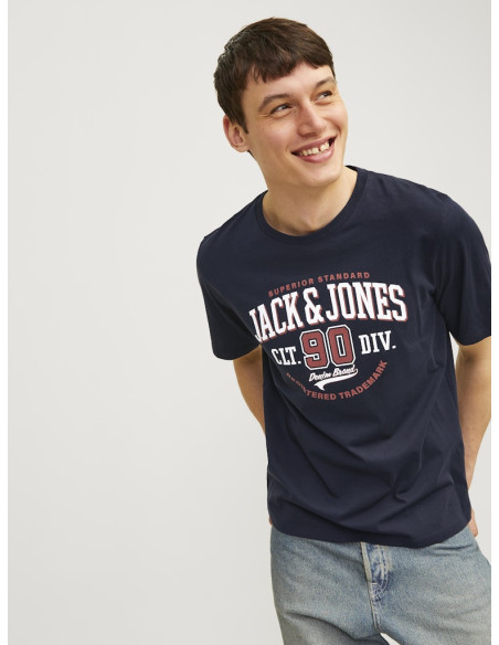 მაისური Jack & Jones - JJELOGO TEE SS O-NECK 2 COL AW24 SN