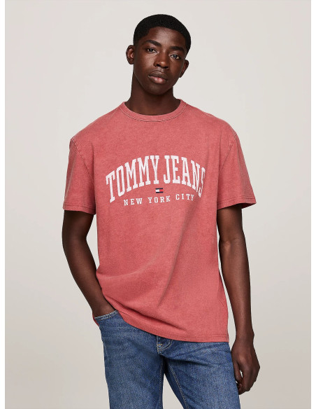 მაისური Tommy Jeans - TJM REG ARC VARSITY WASHED TEE