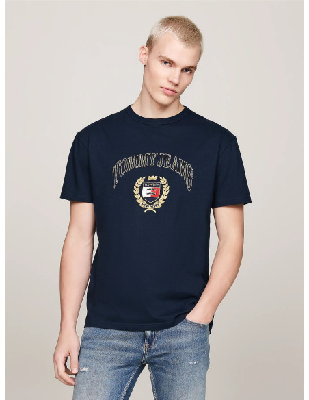 მაისური Tommy Jeans - TJM REG TJ GOLD CREST TEE