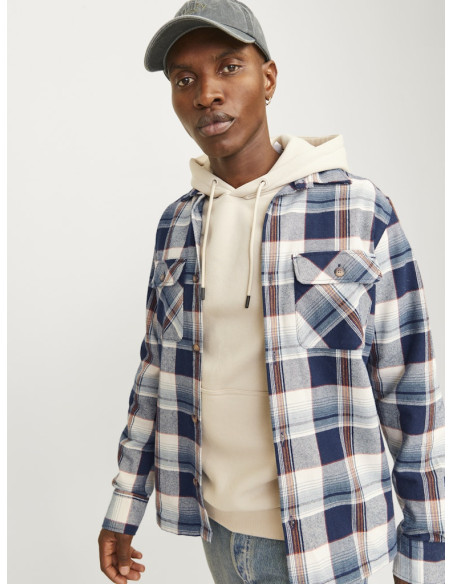 პერანგი Jack & Jones - JJDARREN FLANNEL OVERSHIRT LS