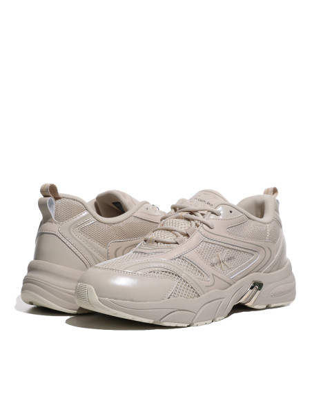 ქალის ბოტასი CALVIN KLEIN - RETRO TENNIS LOW LACE MH ML MTL