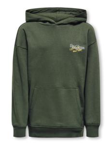 ბავშვის ჯემპრი/ჟაკეტი KIDS ONLY - KOBRAMON L/S WASHED HOODIE CS SWT