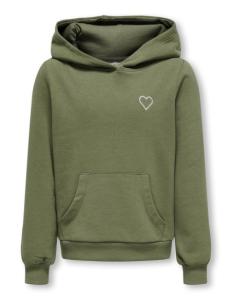 ბავშვის ჯემპრი/ჟაკეტი KIDS ONLY - KOGNOOMI LIFE LS GLITT HEART HOOS CS SWT