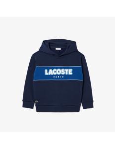 ბავშვის ჯემპრი/ჟაკეტი Lacoste - Fleece Contrast Print Sweatshirt