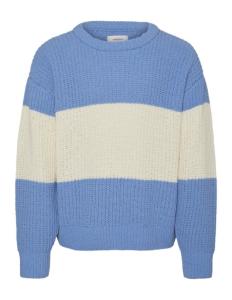 ბავშვის ჯემპრი/ჟაკეტი Vero Moda Girl - VMAGATE BLOCK LS O-NECK PULLOVER GIRL