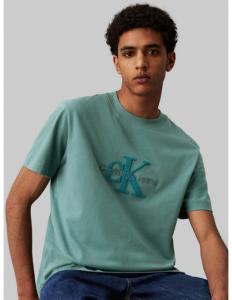 მაისური CALVIN KLEIN - CHENILLE MONOLOGO TEE