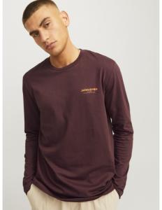 მაისური Jack & Jones - JJALVIS TEE LS CREW NECK