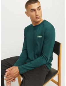 მაისური Jack & Jones - JJALVIS TEE LS CREW NECK
