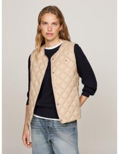 პიჯაკი Tommy Hilfiger - LW DOWN QUILTED COLLARLESS VEST