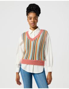 პიჯაკი Wrangler - CROPPED SWEATER VEST