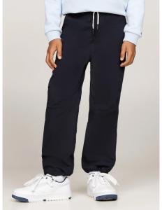 შარვალი TOMMY HILFIGER - FLEECE WOVEN WIDE PANTS