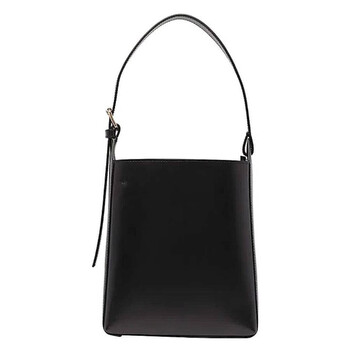 A.P.C Small Virginie Leather Shoulder Bag In Black