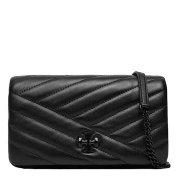 Black Chevron Kira Chain Wallet