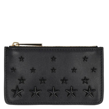 Black Leather Nancy Coin Purse