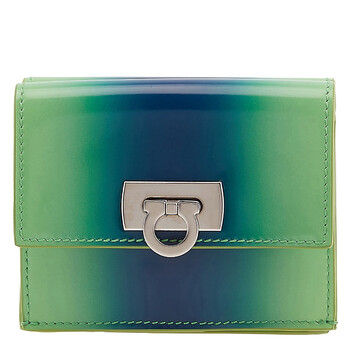 Ferragamo Gancini Clasp Wanda Compact Wallet