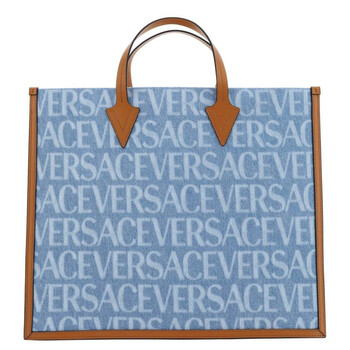 Larg Denim Allover Tote Bag