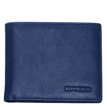 Locke Genuine Leather BiFold Wallet  Navy