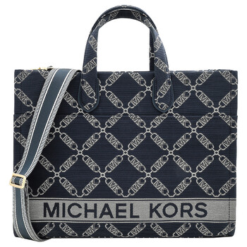 Michael Michael Kors Gigi Large Empire Logo Jacquard Tote Bag