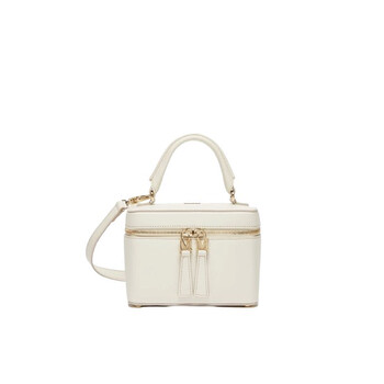 Milk Leather Vanity TopHandle Bag