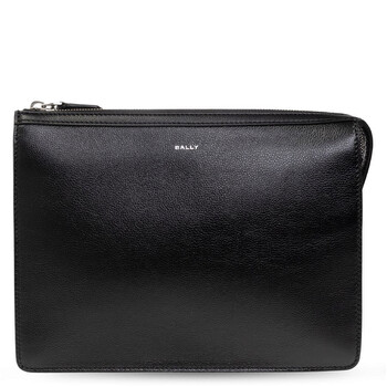 PM  Clutch In Black Leather