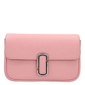 The J Marc Shoulder Leather Bag In Quartz Pink