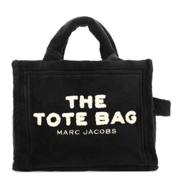 The Medium Terry Tote Bag In Black