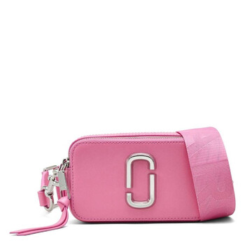 The Snapshot Leather Crossbody Bag  Petal Pink