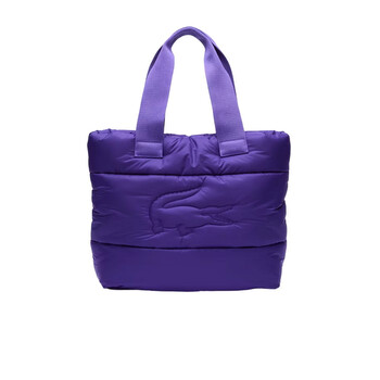 Women Puffy Croc Quilted Tote