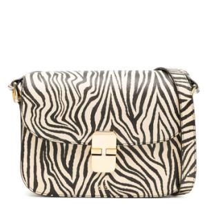 A.P.C Small Grace Zebra Print Crossbody Bag