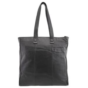 Arienn Black Leather Tote Bag