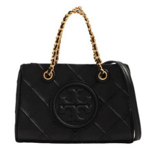 Black Fleming Soft Mini Chain Tote Bag