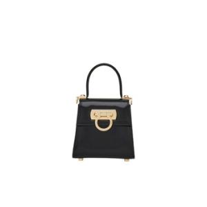 Black Micro Iconic Top Handle Bag