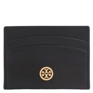 Black Saffiano Leather Robinson Card Case