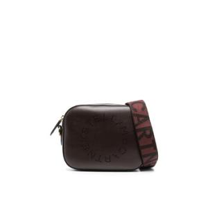 Chocolate Brown Logo Grainy Alter Mat Mini Camera Bag