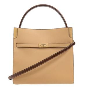 Dark Sand Lee Radziwill Double Leather Bag